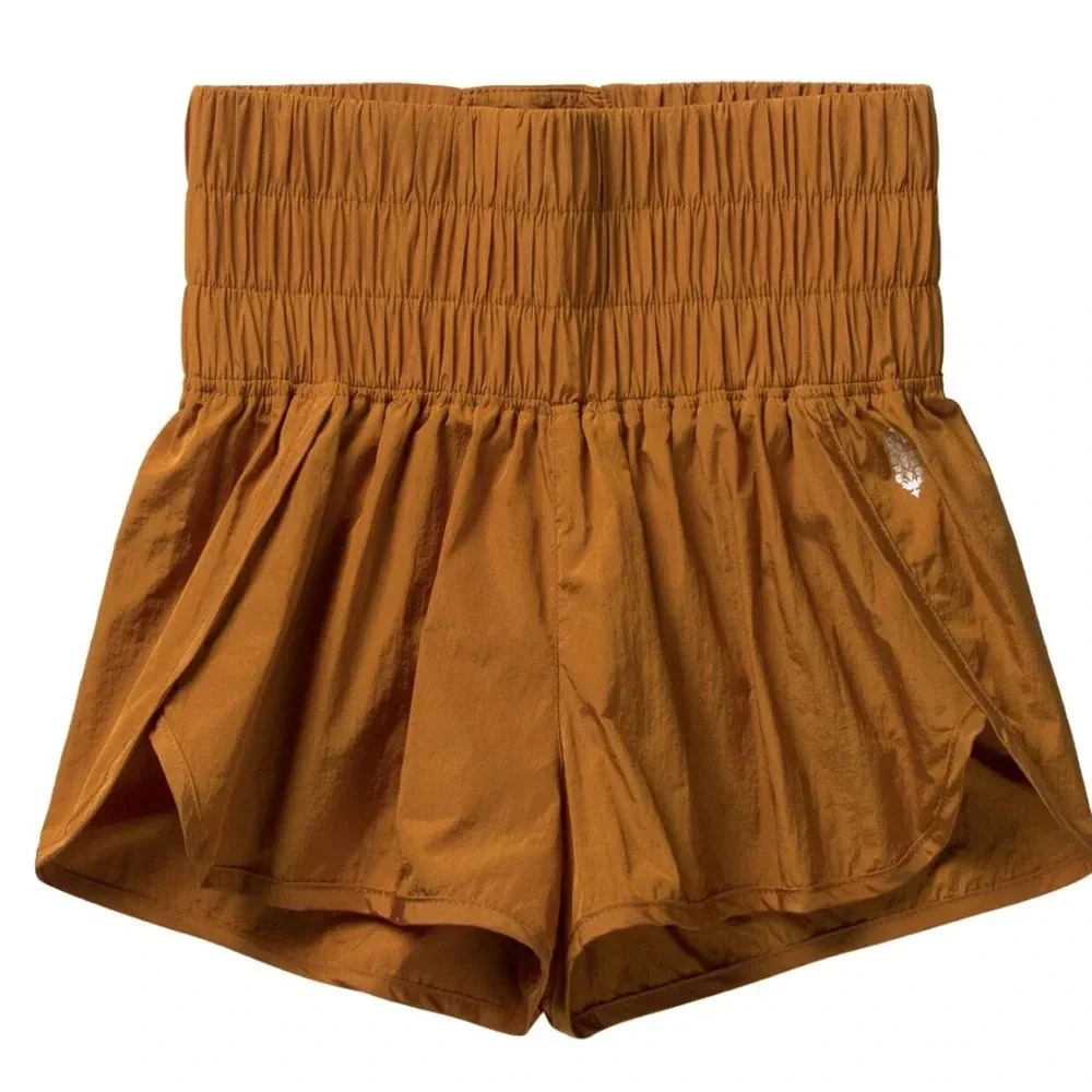 FREE PEOPLE THE WAY HOME SHORTS IN TOASTED COCONUT SIZE SMALL NWOT - Picture 2 of 7